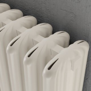 Kartell Niagara Horizontal Column Radiator - White - Image 2