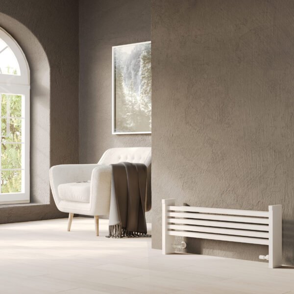 Kartell Nova Flat Panel Horizontal Designer Radiator - White