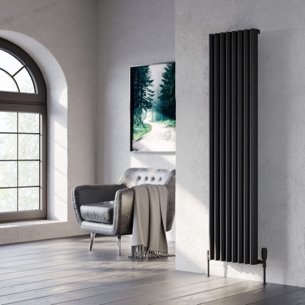 Kartell Toronto Vertical Designer Radiator - Black