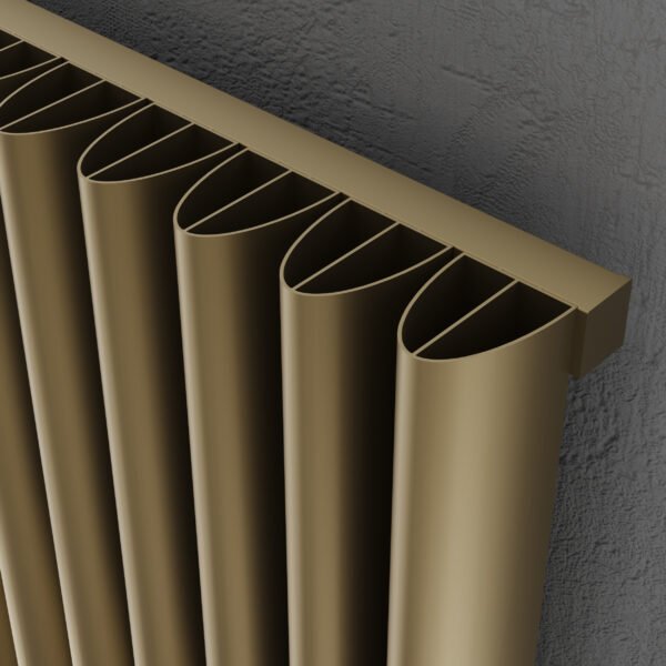 Kartell Toronto Vertical Designer Radiator - Bronze - Image 2