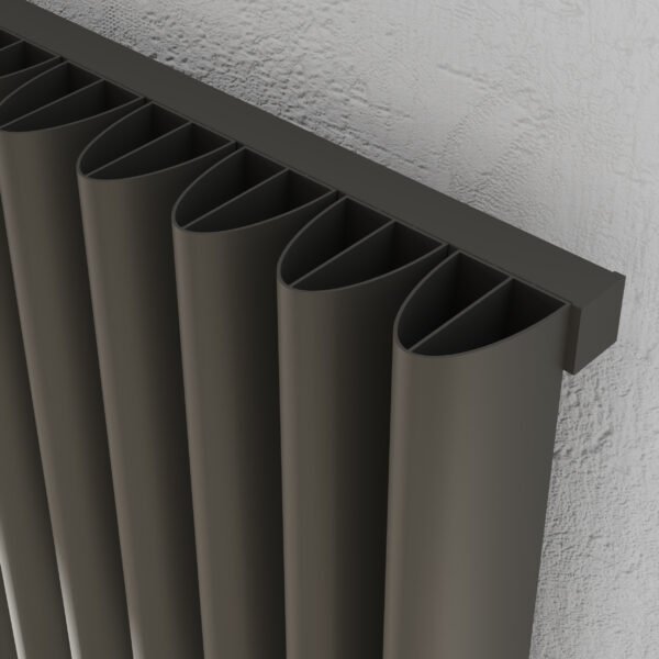 Kartell Toronto Vertical Designer Radiator - Grey - Image 2