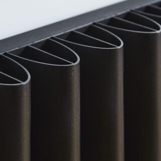 Kartell Toronto Horizontal Designer Radiator - Black - Image 2