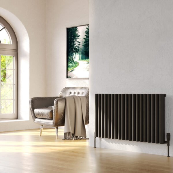 Kartell Toronto Horizontal Designer Radiator - Grey