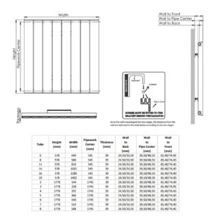 Kartell Victoria Single Panel Vertical Designer Radiator - Black - Image 3