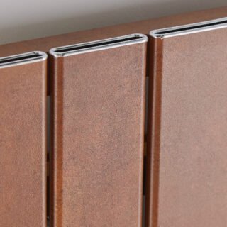 Kartell Victoria Single Panel Vertical Designer Radiator - Copper - Image 2