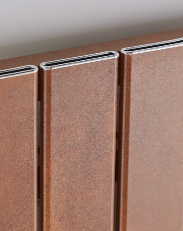 Kartell Victoria Single Panel Vertical Designer Radiator - Copper - Image 2