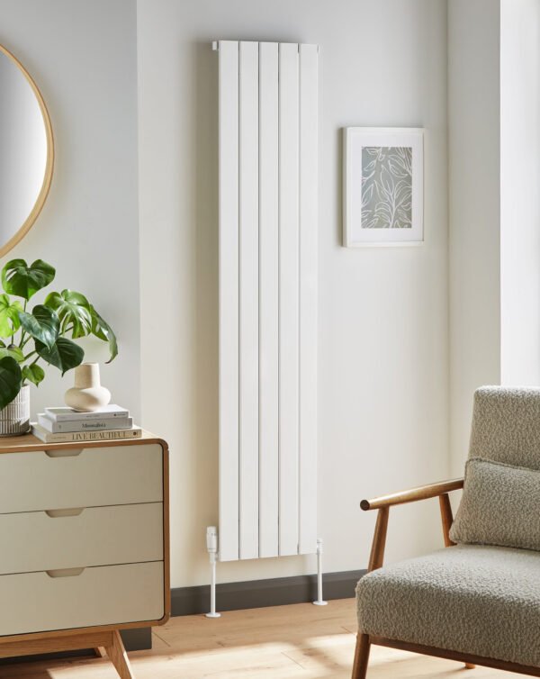 Kartell Victoria Double Panel Vertical Designer Radiator - White