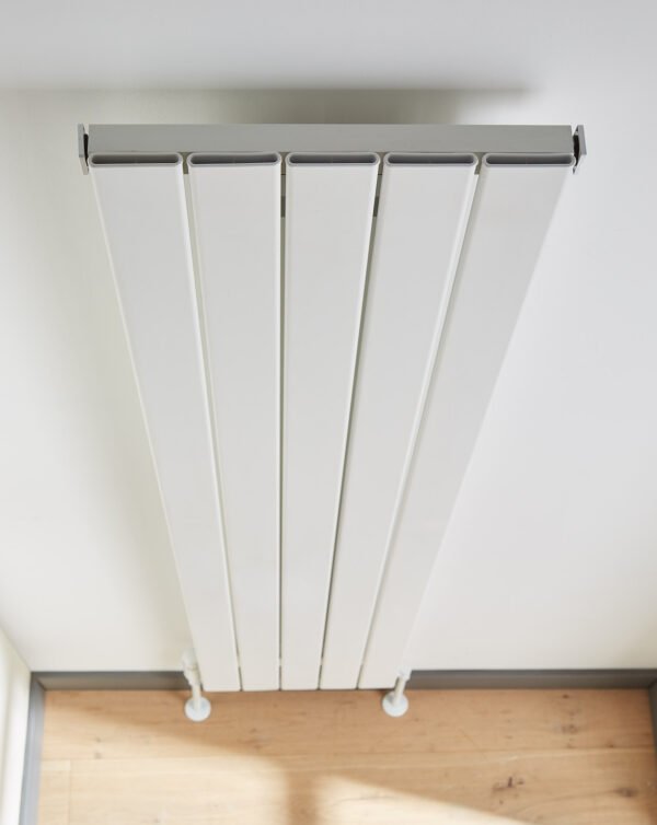 Kartell Victoria Single Panel Vertical Designer Radiator - White - Image 2