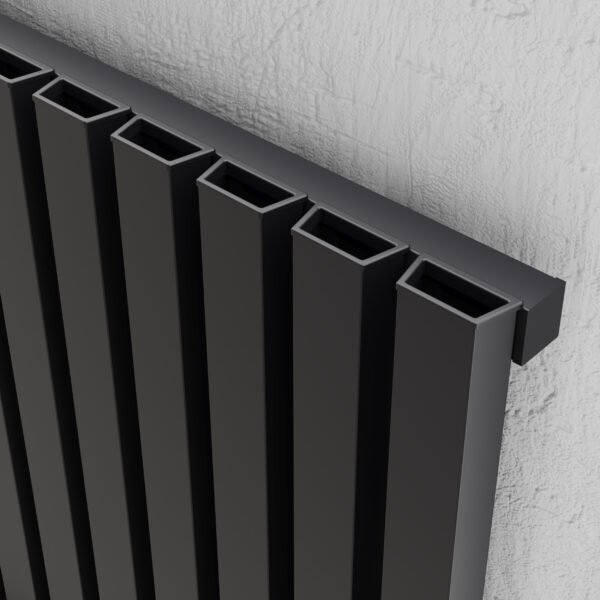 Kartell Hamilton Single Panel Vertical Designer Radiator - Grey - Image 2