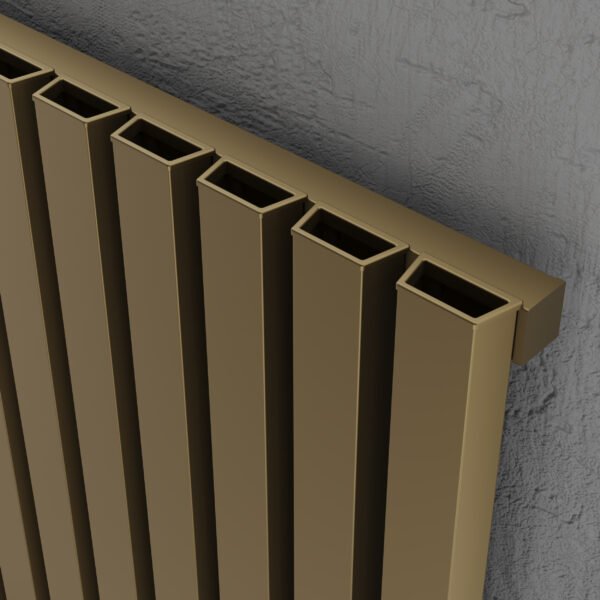 Kartell Hamilton Single Panel Horizontal Designer Radiator - Bronze - Image 2