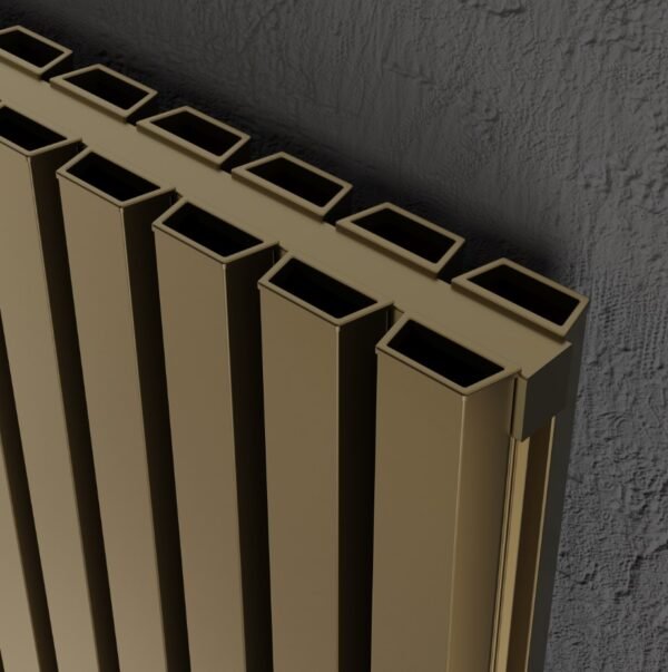 Kartell Hamilton Double Panel Vertical Designer Radiator - Bronze - Image 2