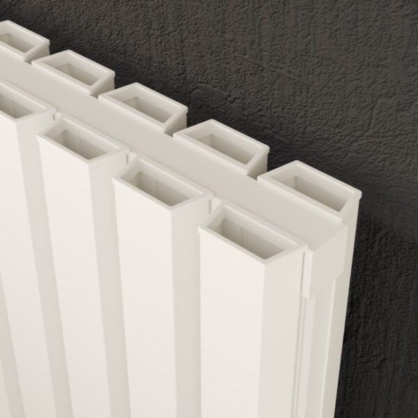 Kartell Hamilton Double Panel Vertical Designer Radiator - White - Image 2