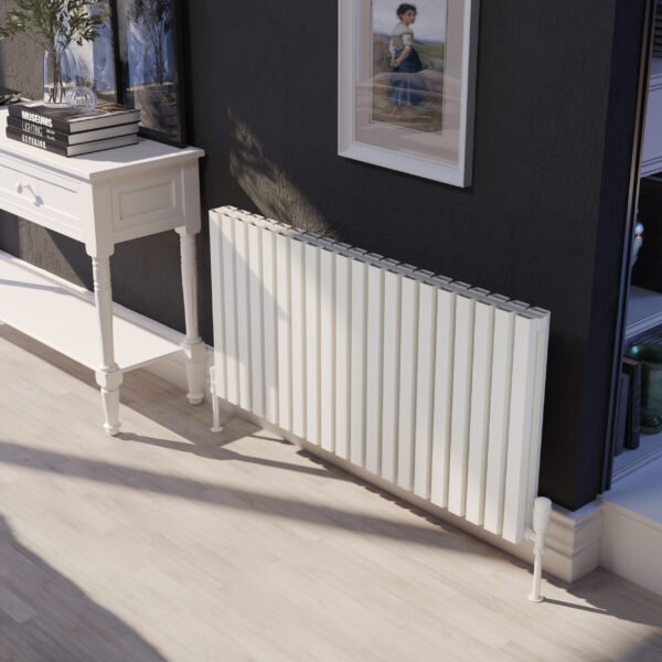 Kartell Hamilton Double Panel Horizontal Designer Radiator - White