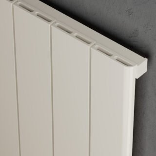 Kartell Allegro Single Panel Horizontal Designer Radiator - White - Image 2