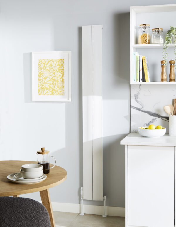 Kartell Vancouver Double Panel Vertical Designer Radiator - White