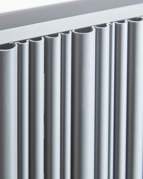 Kartell Quebec Single Panel Vertical Designer Radiator - Grey - Image 2