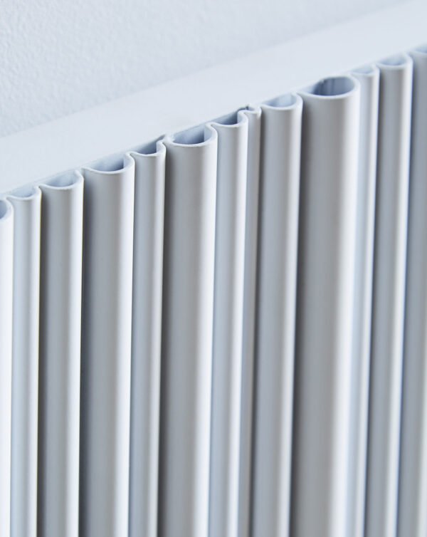 Kartell Quebec Single Panel Vertical Designer Radiator - White - Image 2