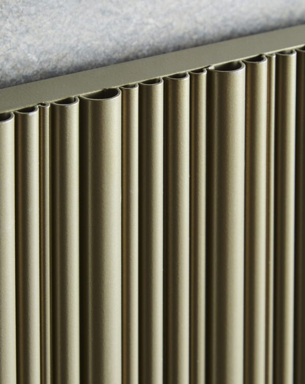 Kartell Quebec Single Panel Horizontal Designer Radiator - Bronze - Image 2