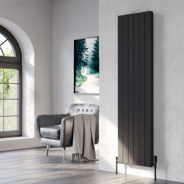 Kartell Edmonton Vertical Designer Radiator - Black