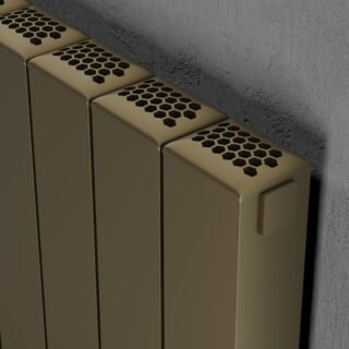 Kartell Edmonton Vertical Designer Radiator - Bronze - Image 2