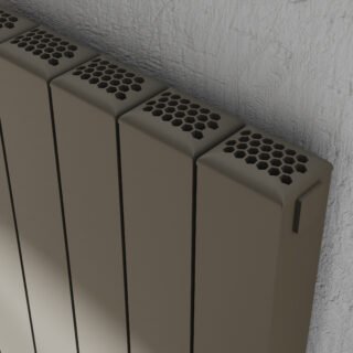 Kartell Edmonton Vertical Designer Radiator - Grey - Image 2