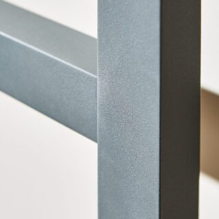 Kartell Welland Vertical Straight Heated Towel Rail - Grey - Image 2