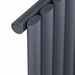 Scudo Apex Single Panel Vertical Designer Radiator - Anthracite - Image 6