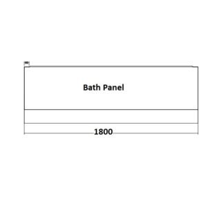 Kartell Arc 2pc Bath Front Panel - Image 3