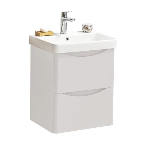 Kartell Arc 2 Drawer Wall Hung Vanity Unit With Basin - 470mm Wide - 1 TH