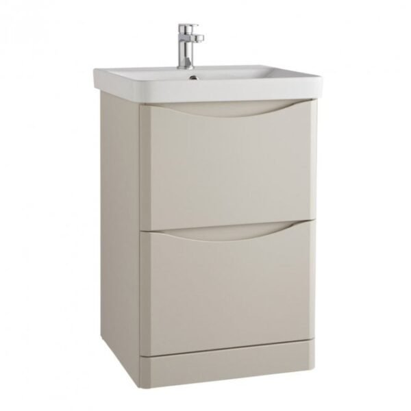 Kartell Arc 2 Drawer Floor Standing Vanity Unit With Basin - 570mm Wide - 1 TH