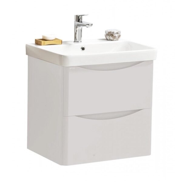 Kartell Arc 2 Drawer Wall Hung Vanity Unit With Basin - 570mm Wide - 1 TH