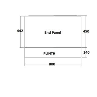 Kartell Arc 2pc Bath End Panel - Image 4