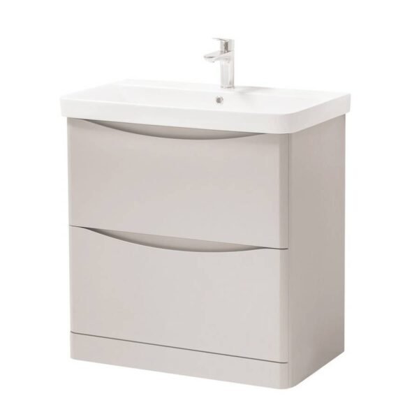 Kartell Arc 2 Drawer Floor Standing Vanity Unit With Basin - 770mm Wide - 1 TH