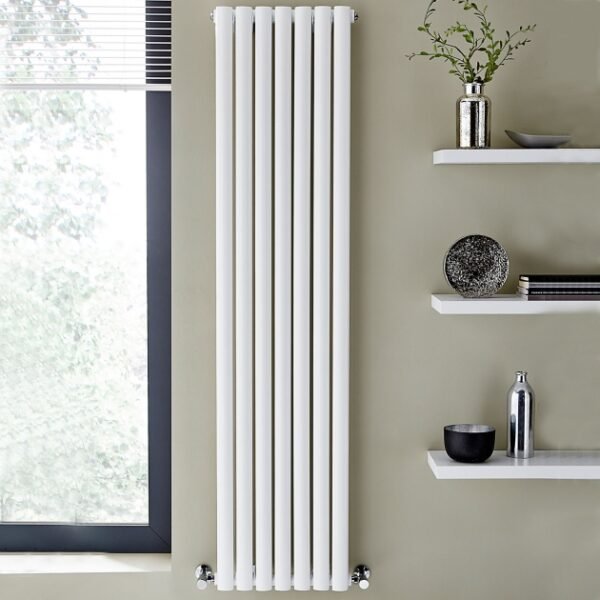 Kartell Aspen Vertical Single Panel Vertical Designer Radiator - White