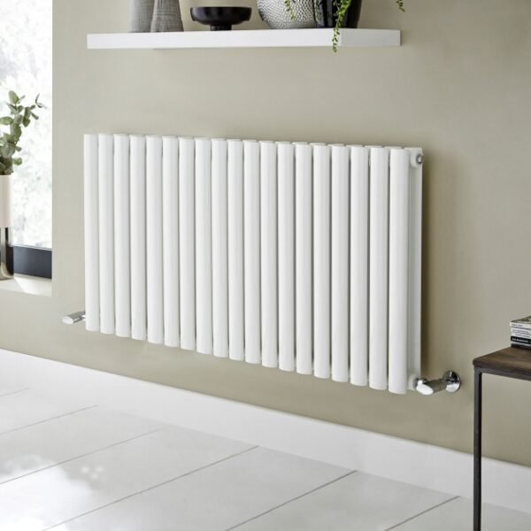Kartell Aspen Double Panel Horizontal Designer Radiator - White