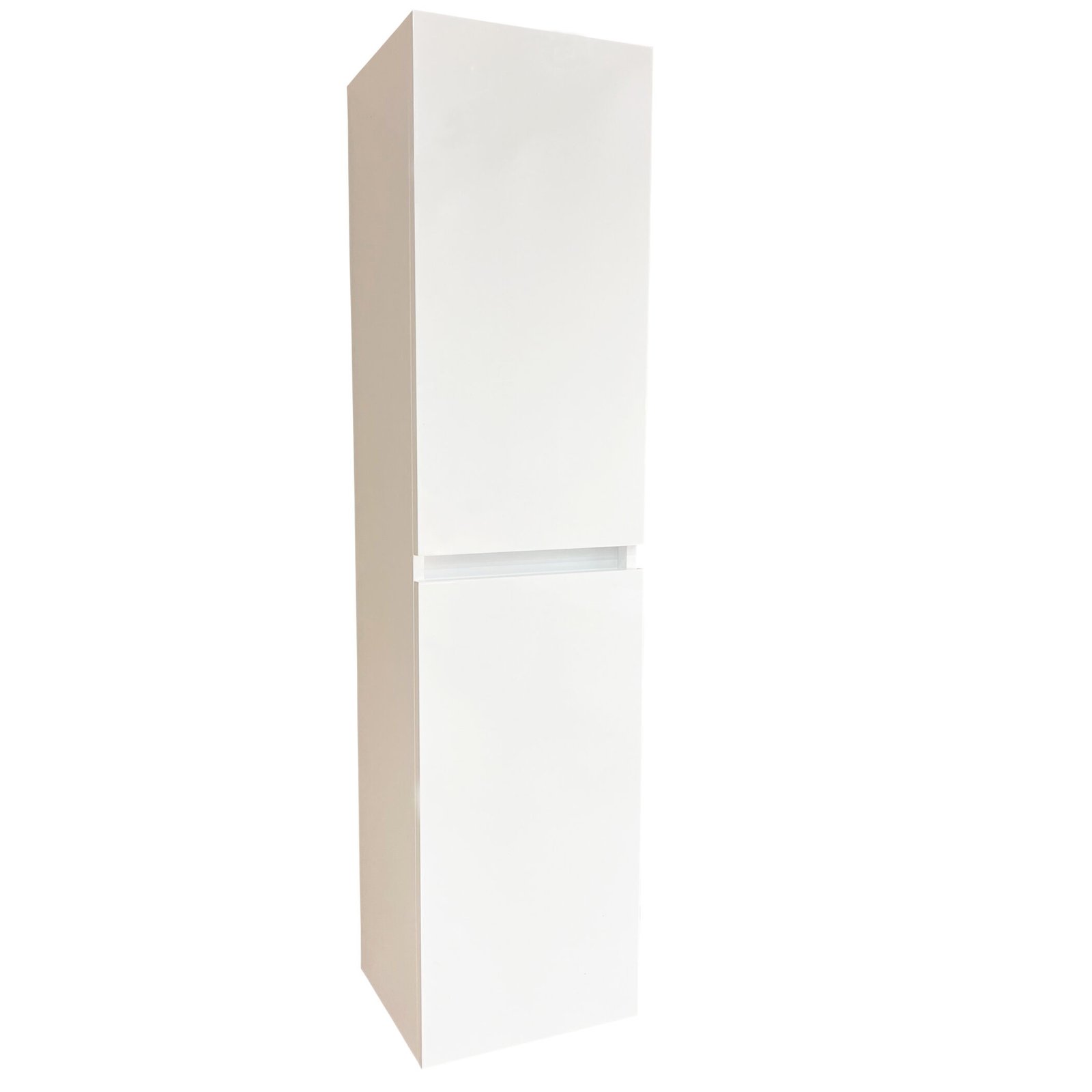 Kartell Atlantis 2 Door Wall Hung Tall Storage Unit - 1200mm High - Lacquering White