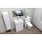 Kartell Atlantis Floor Standing WC Unit - 500mm Wide - Lacquering White - Image 2