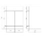 Kartell Atlantis 2 Door Floor Standing Vanity Unit With Basin - 600mm Wide - 1 TH - Lacquering White - Image 2