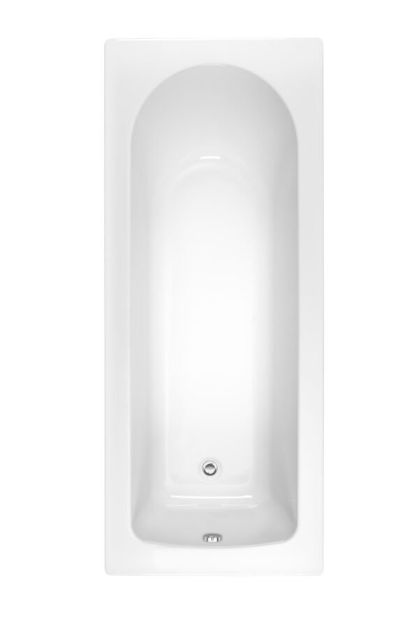 Kartell Proton Contract Single Ended Bath - No TH - Gloss White