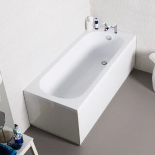 Kartell Supastyle Bath End Panel - Gloss White - Image 2