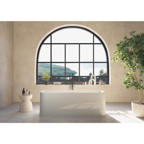 Scudo Choices Double Ended Freestanding Bath - 1700mm x 700mm - Gloss White