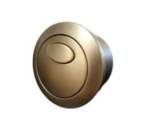 Kartell K-Vit Push Button For Kameo Concealed Cistern - Brushed Brass