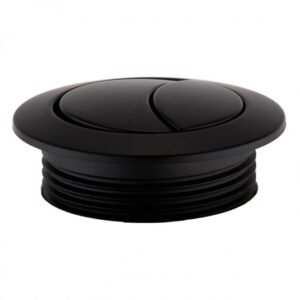 Kartell K-Vit Push Button For Series 600 Concealed Cistern - Matt Black
