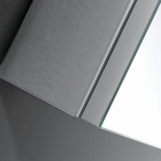 Kartell Blenheim 2 Door Illuminated Mirror Cabinet - 700mm x 800mm - Image 2