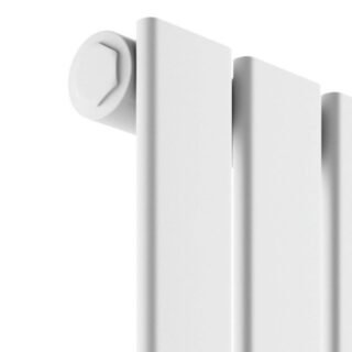 Scudo Bravo Single Panel Vertical Designer Radiator - White - Image 9