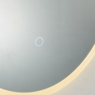 Kartell Burleigh Oval Illuminated Mirror With White Acrylic Edge - 700mm x 500mm - Image 13