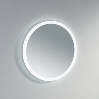 Kartell Burleigh Round Illuminated Mirror With White Acrylic Edge - Image 7