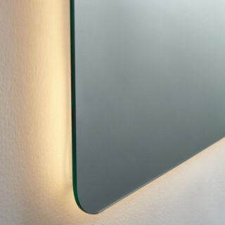 Kartell Calcot Frameless Back Lit Illuminated Mirror - Image 9