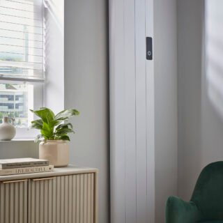 Kartell Capri Vertical Electric Designer Radiator - White - Image 2