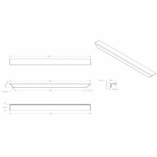 Scudo Chevron Furniture Handle - Image 2